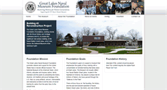 Desktop Screenshot of greatlakesnavalmuseum.org
