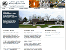 Tablet Screenshot of greatlakesnavalmuseum.org